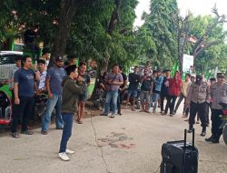 Aliansi Pemuda Taccorong Bersama Warga Gelar Aksi Tutup Jalan di Ruas Jalan Ponci