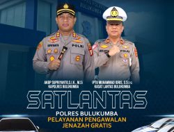 Layanan Antar Jenazah Gratis, Bukti Pelayanan Prima Polres Bulukumba.