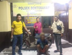 Satu Tahun Buron, Polsek Bontobahari Berhasil Bekuk Pelaku Curanmor di Kabupaten Jeneponto