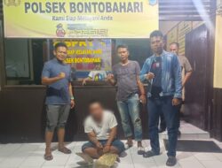 Unit Reskrim Polsek Bontobahari Bersama Resmob Polres Bulukumba Berhasil Meringkus Pelaku Pencurian Propeller