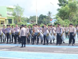 Siap Amankan Pilkada, Polres Bulukumba Gelar Latihan Dalmas.